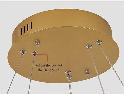 Ring Circular Gold-60cm Chandelier