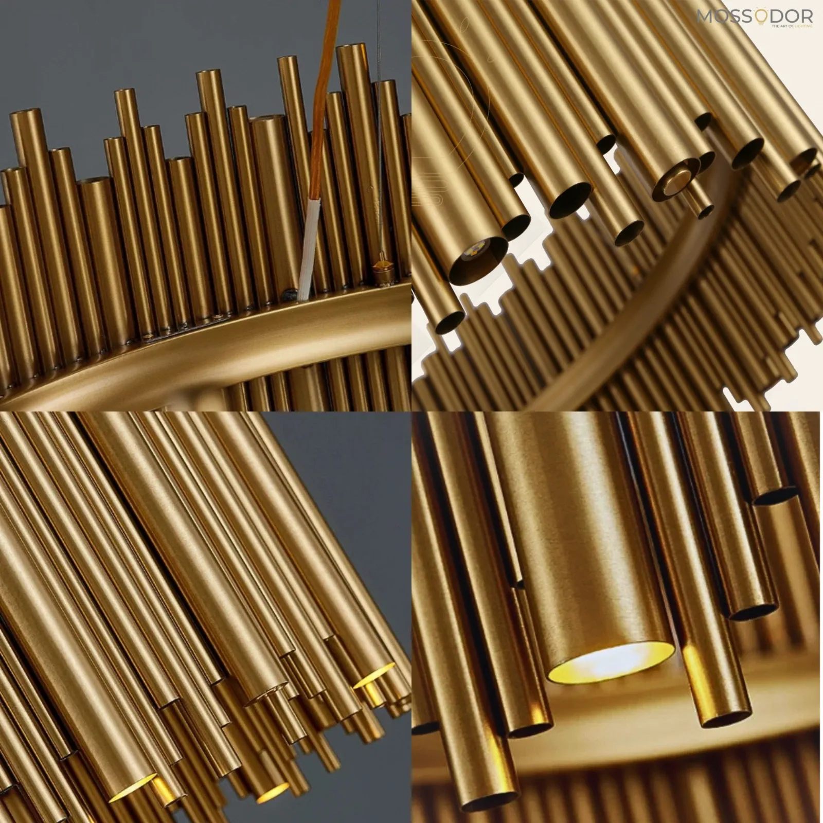 Unique Stainless Steel Round For Hotels - Chandelier